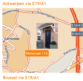 route vanuit Brussel of Antwerpen